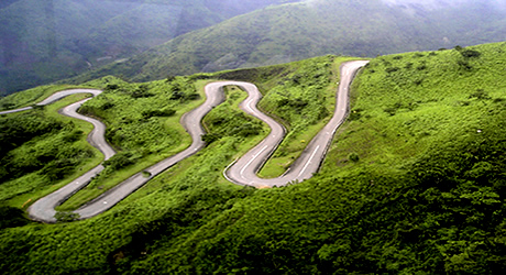 The snaky route to the Obudu Mountain heights