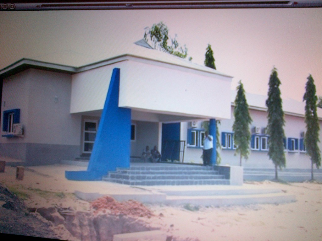 The completed admin block of the Institute