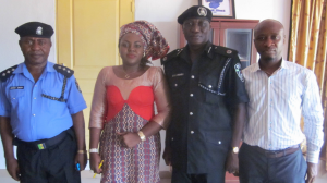 From Left- DPO, Abi Police Division, Abi LG Chairman, ACP Kromoa, and Abi Special Adviser on Peace and Security, Dermot Akpoke