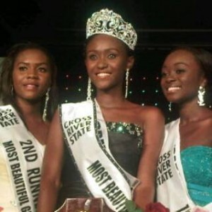 Miss Prosper Achu Ayuk, Winner of the maiden edition of Cross River Most Beautiful Girl, CRMBG