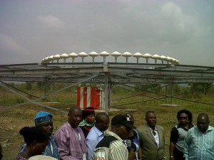 The Good Governance Tour team, inspecting facilities at the Bebi Airstrip last year