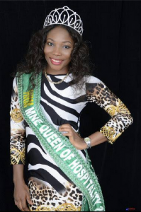 Okosin Blessing Bassey, reigning Miss Hospitality