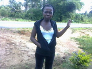 Miss Affiong Sunday John, last daughter of the deceased