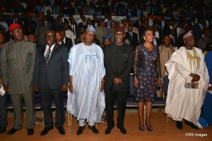 Imoke's impromptu 53rd Birthday choir performing yesterday at the cultural center, Calabar