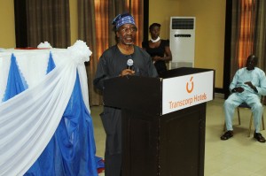 Prof. Akin Oyebode speaking at the event