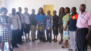 Abi Chairman in a group photograph with the NCWD-JICA Team and officials of the ABI Women Development Center