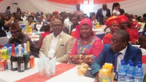  Dr Charles Iwara (First right), SSA Barr Rekpene Bassey (second left) and others at the weddding