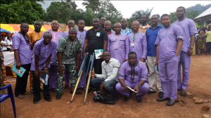 Members of the NUJ, CRS Council at the burial