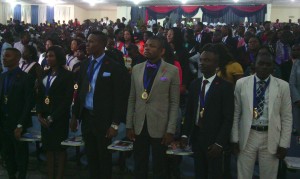 UNICAL Graduating Medical Lab Scientists earlier today in Calabar