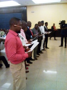 Swearing in of the State Exco and Chapter Coordinators of the National PDP Councilors Forum in Calabar