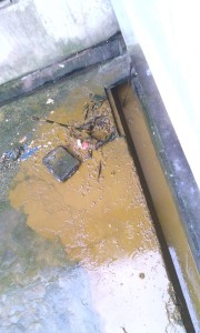 Faeces littering the male hostel UNICAL