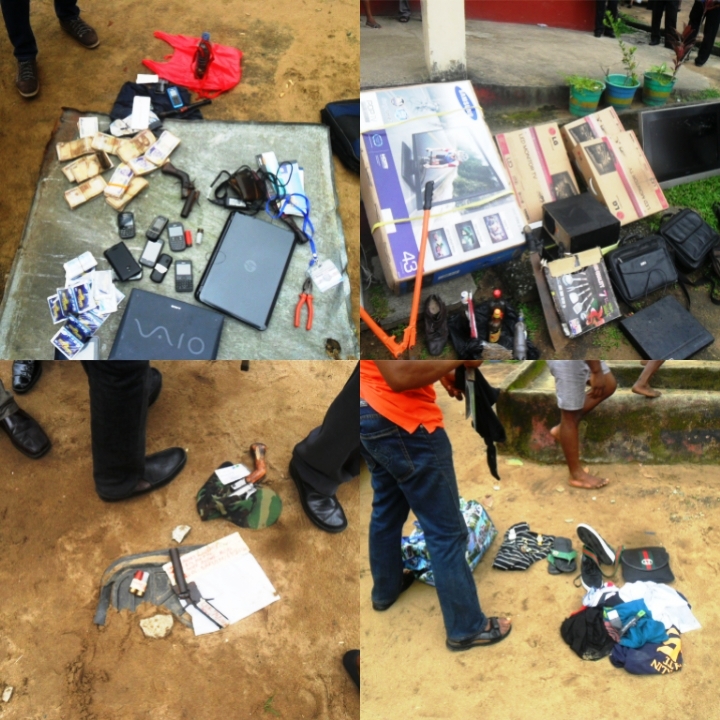Some recovered stolen items