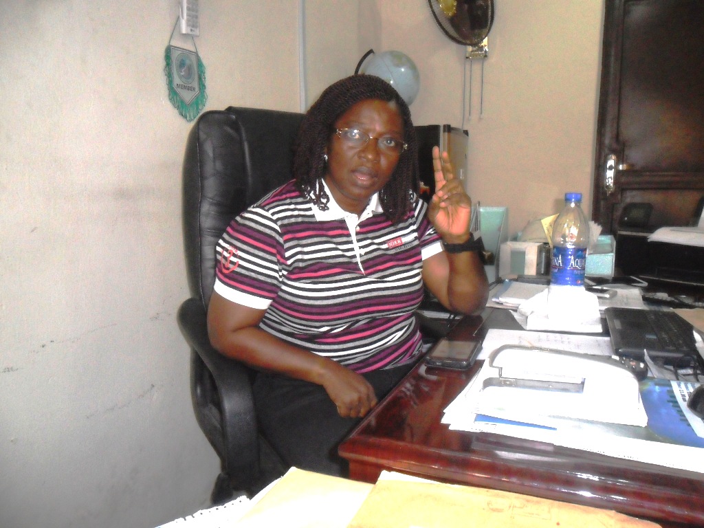 Cross River State Chapter Chairman of Nigerian Institute of Surveyors, CRS-NIS, Dr. Gertrude Nnanjar Njar, speaking to CrossRiverWatch in her office in Calabar
