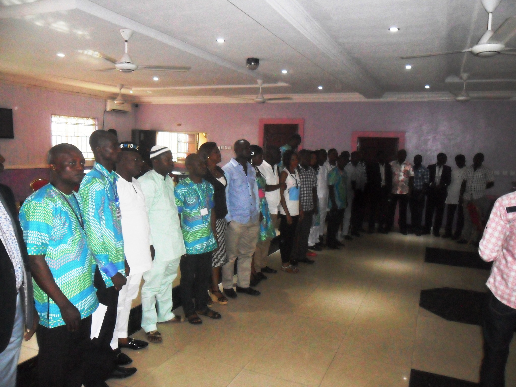 Cross section of the youth caucus members