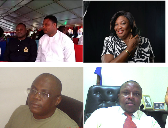 (Pic 1:) Special Adviser, Governor's Office, Ken Aklah, Chief of Staff, Martin Orim. (Pic2:) Secretary to State Government, Barrister Tina Agbor, (Pic3:) Chief Press Secretary, Christian Ita and (Pic4:) Emmanuel Asikpo Okon, Chief of Protocol