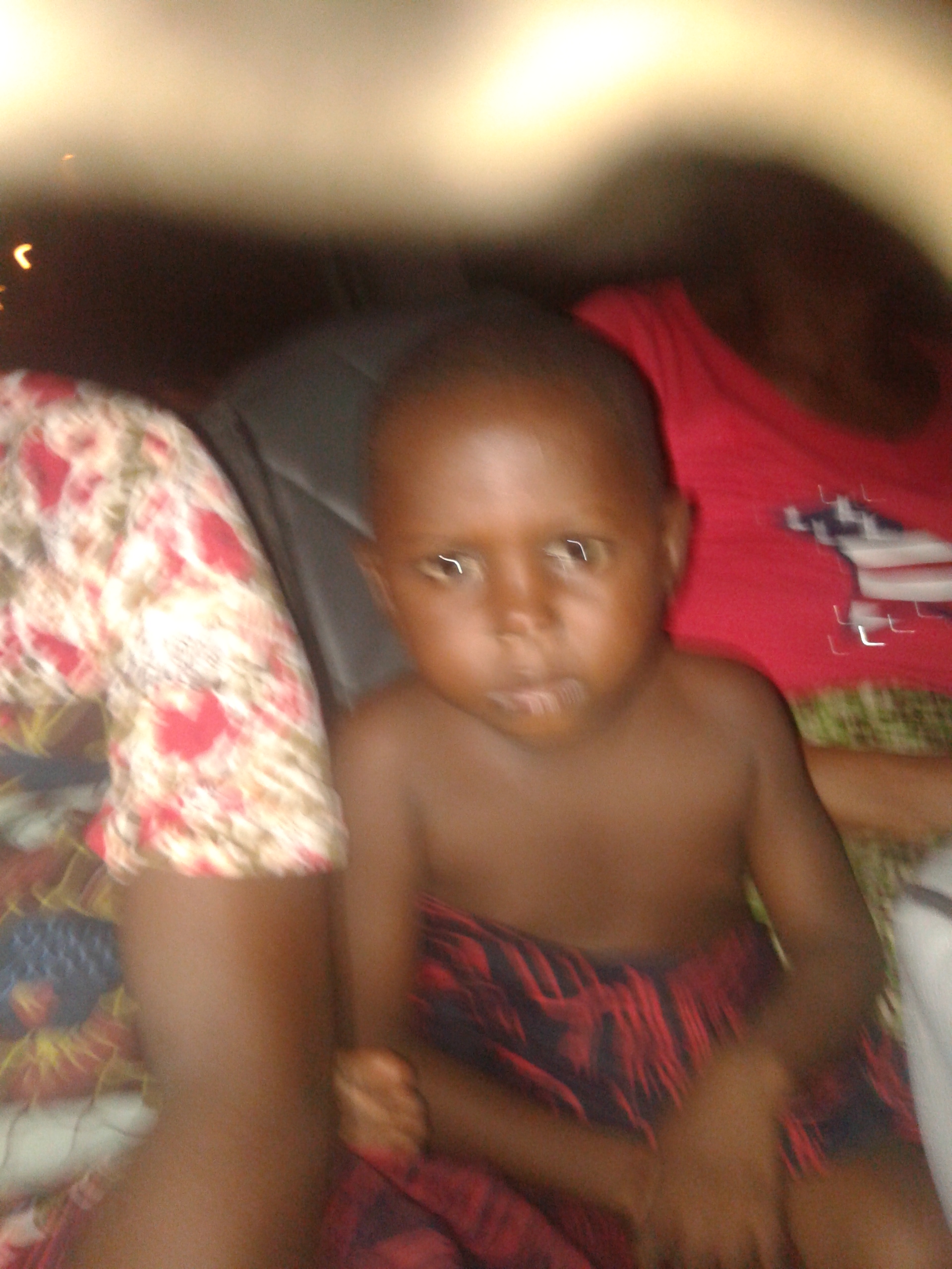 A kidnapped child who was rescued last year in Calabar (file pix)