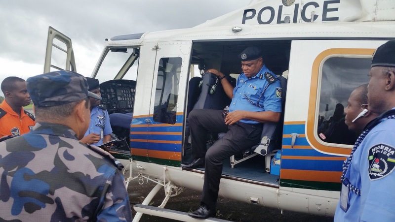 AIG Zone 6, Tunde Ogunsakin while taking delivery of the helicopter in Calabar