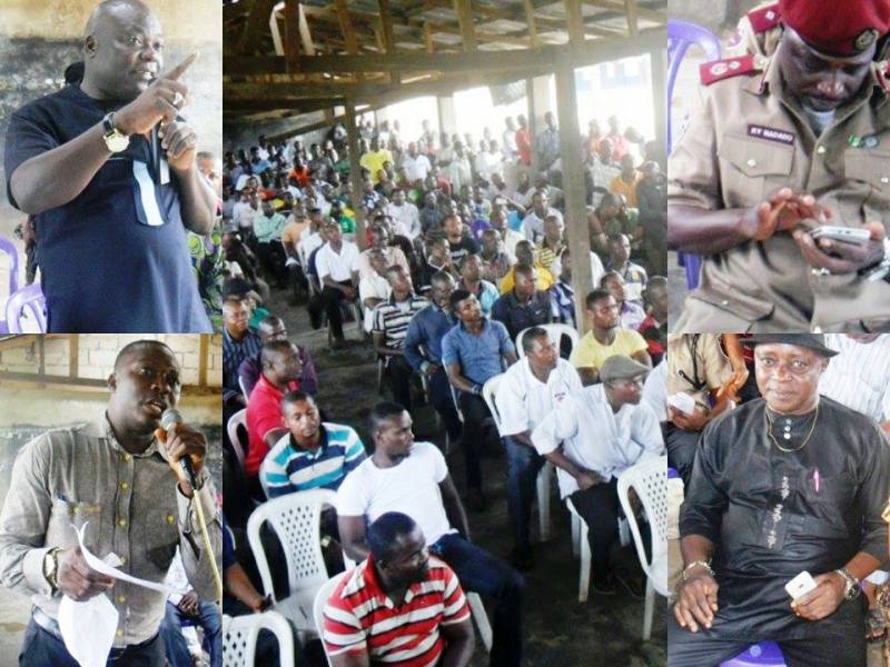 The interactive session between taxi drivers and security chiefs in Cross River state