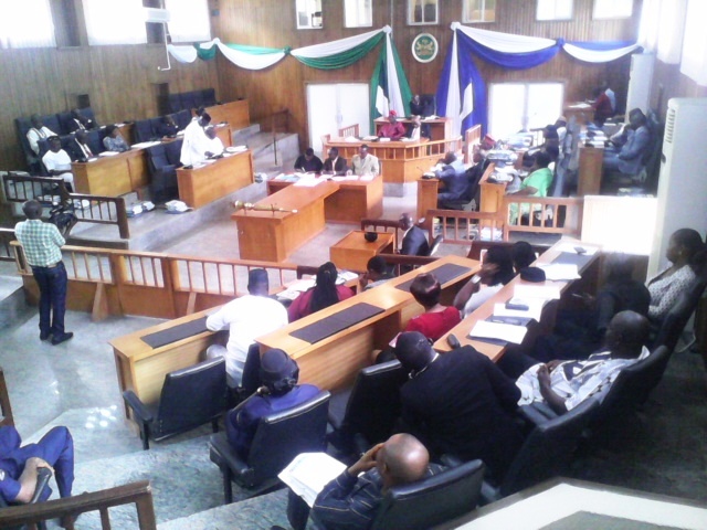Cross River State House of Assembly members in plenary