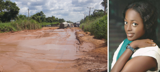 Ukung Alawa - dreaming of a super highway to replace this bad one?