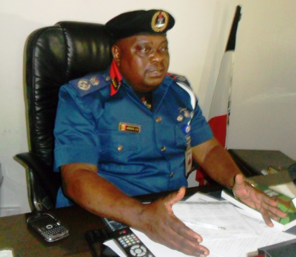 Adesuyi Dayo, Commandant Nigeria Security and Civil Defence Corps (NSCDC) in Cross River 