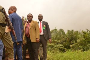 Governor Ayade inspecting the Nsidung Beach