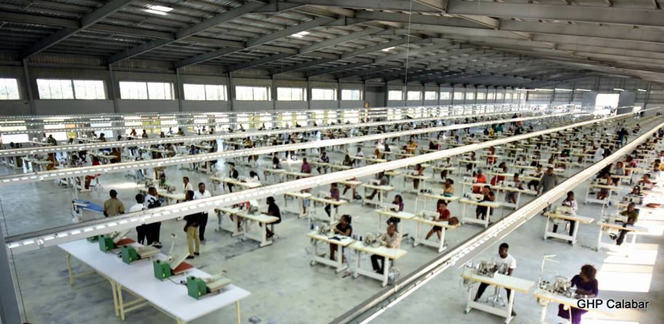 Trainees at the garment factory (Photo Credit: Government House Calabar)