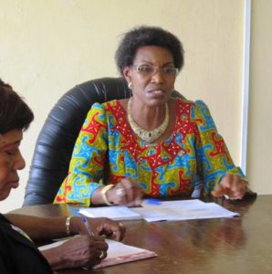 State Civil Service Commission Chairman Barrister Rosemary Obanya while briefing journalists in her office