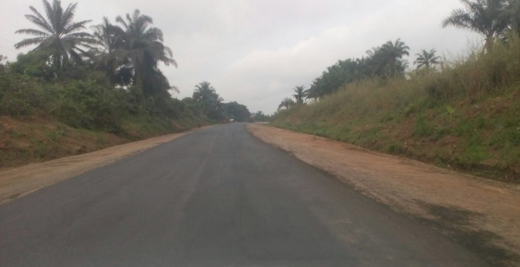 The Okoyong axis of the Calabar - Itu road now rehabilitated