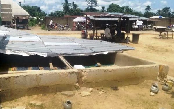 The Islamic worship center pulled down by angry Akpabuyo youths in Cross River (Credit: TheNation/Nsa Gill)