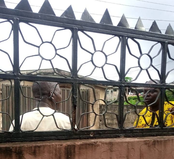 Plain Cloth Policemen surrounding Agba Jalingos Residence in Lagos