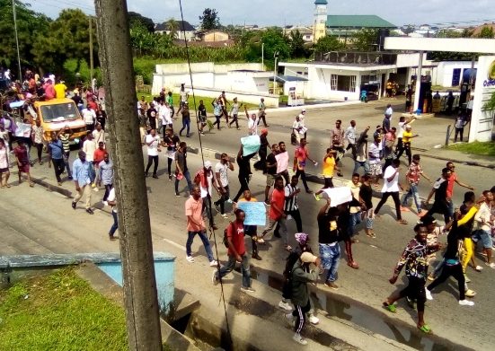 2020 #ENDSARS Protest. Photo credit: CrossRiverWatch/Patrick Obia