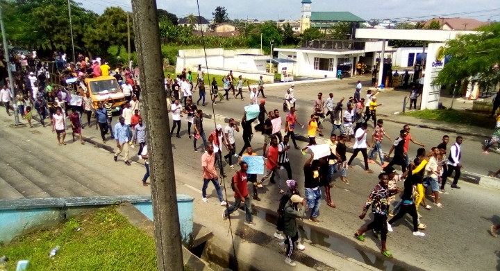 2020 #ENDSARS Protest. Photo credit: CrossRiverWatch/Patrick Obia