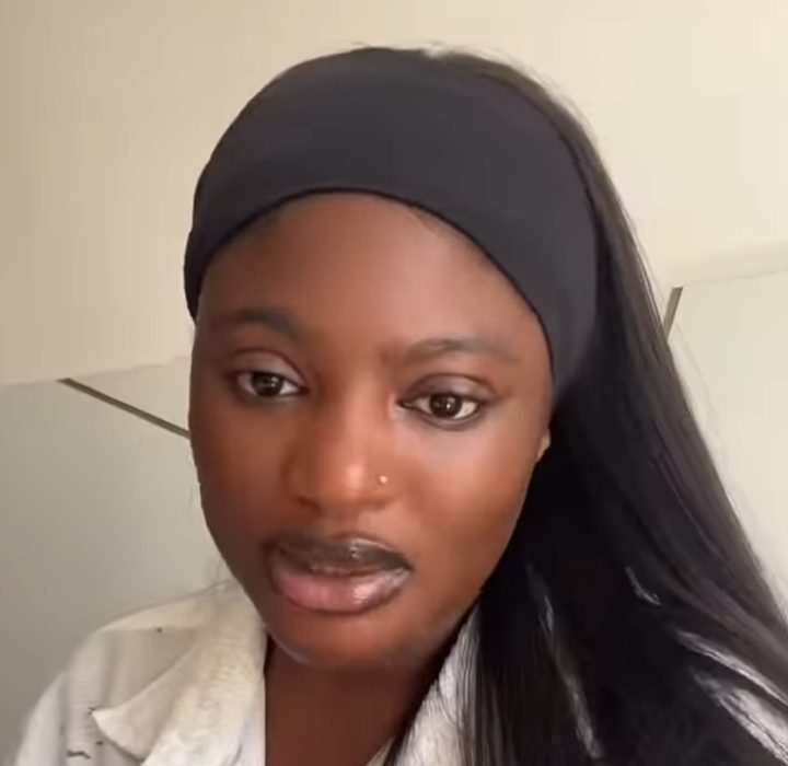 Screengrab of the video shared by Miss Rita Ushie on Instagram and TikTok where she complained about the economic woes of Nigeria