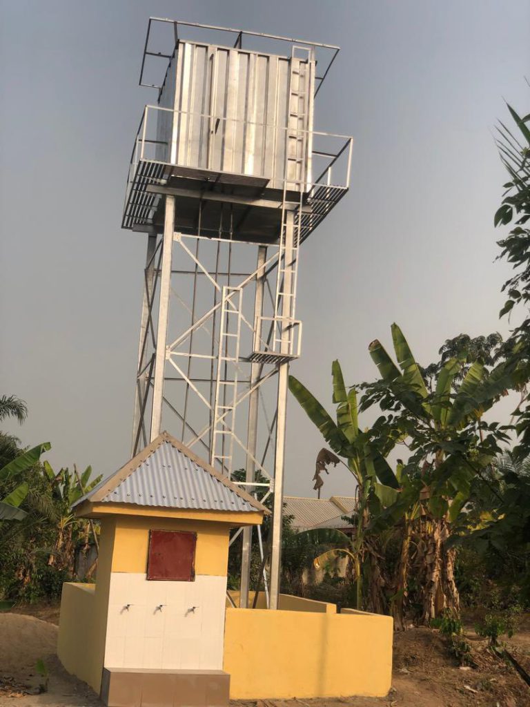 A solar powered borehole facilitated by Senator Eteng Jonah Williams