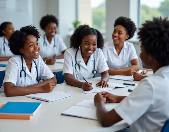 Nursing Science Students: Photo credit: AI generated