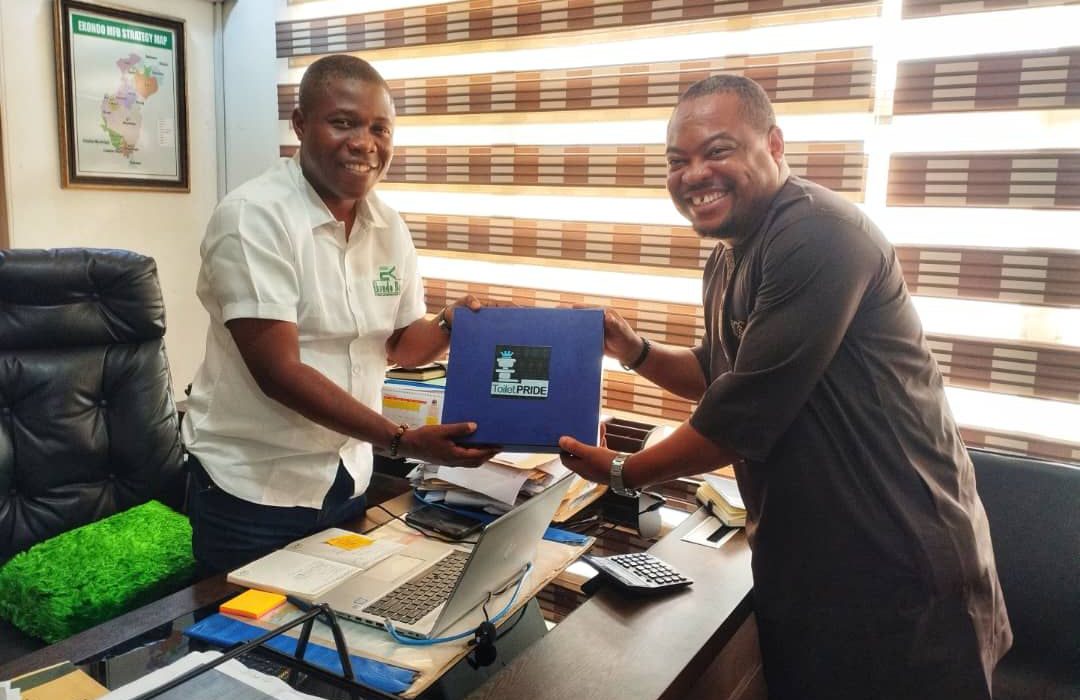 Ekondo MFB Managing Direcotr and Toilet Pride Executive Director